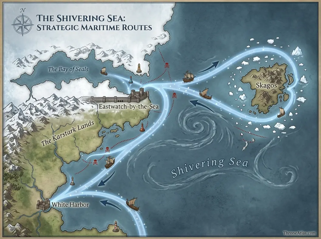 Skagos map map orientation visual guide