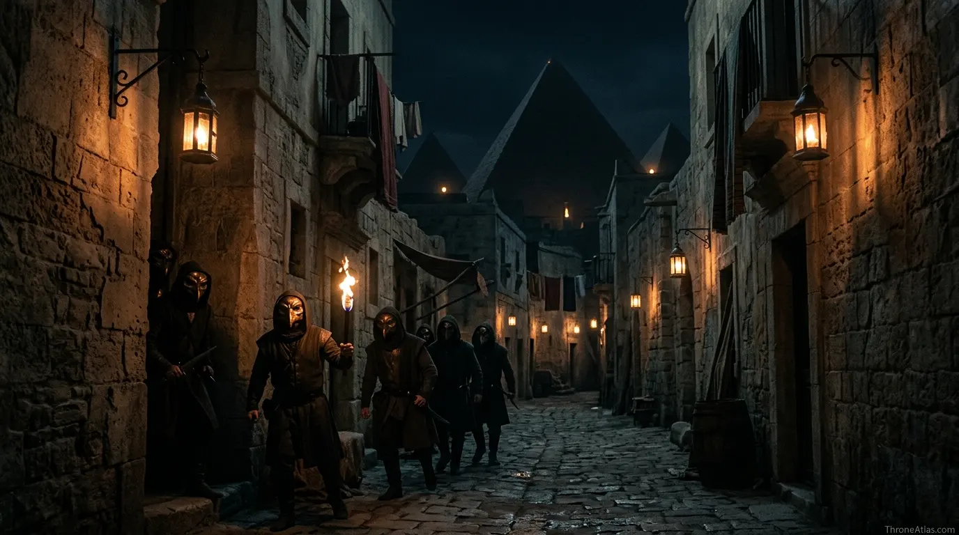 Meereen pyramid city atmosphere image for Slaver&rsquo;s Bay map