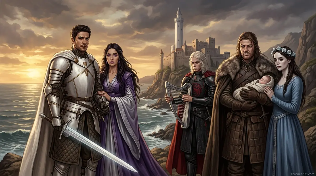 Starfall map regional overview with nearby Westeros landmarks