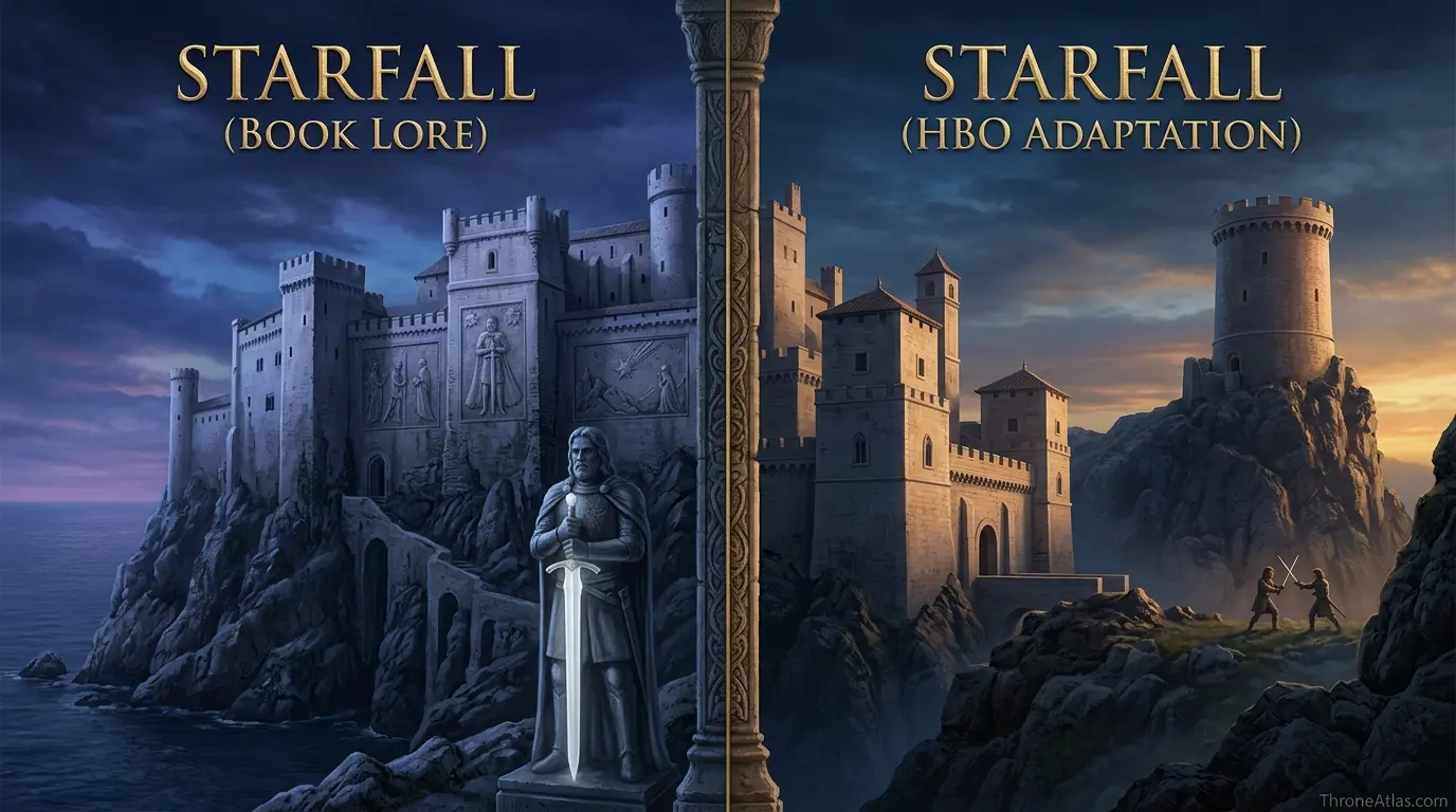 Starfall map timeline route connections across Westeros