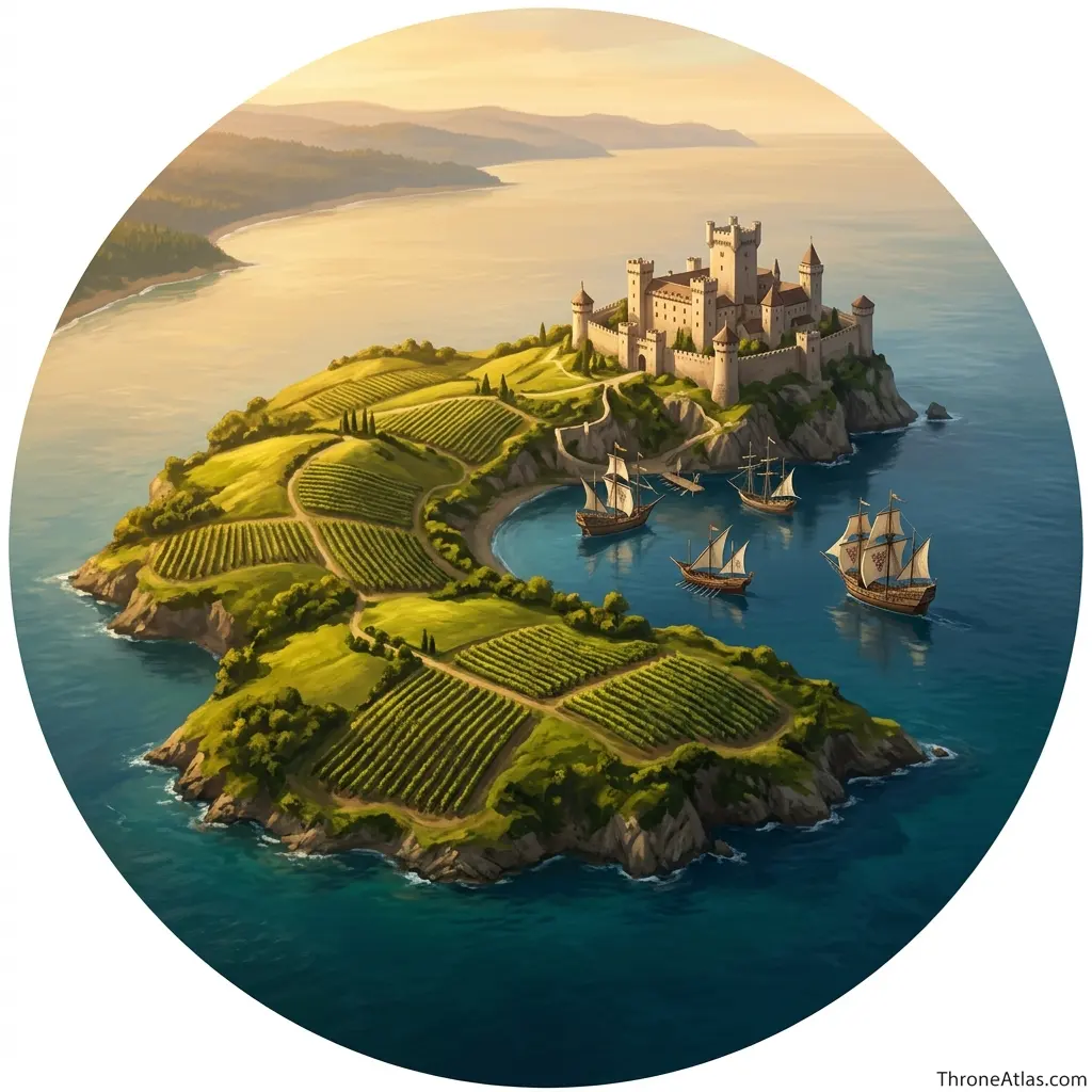 Compass rose for The Arbor map guide
