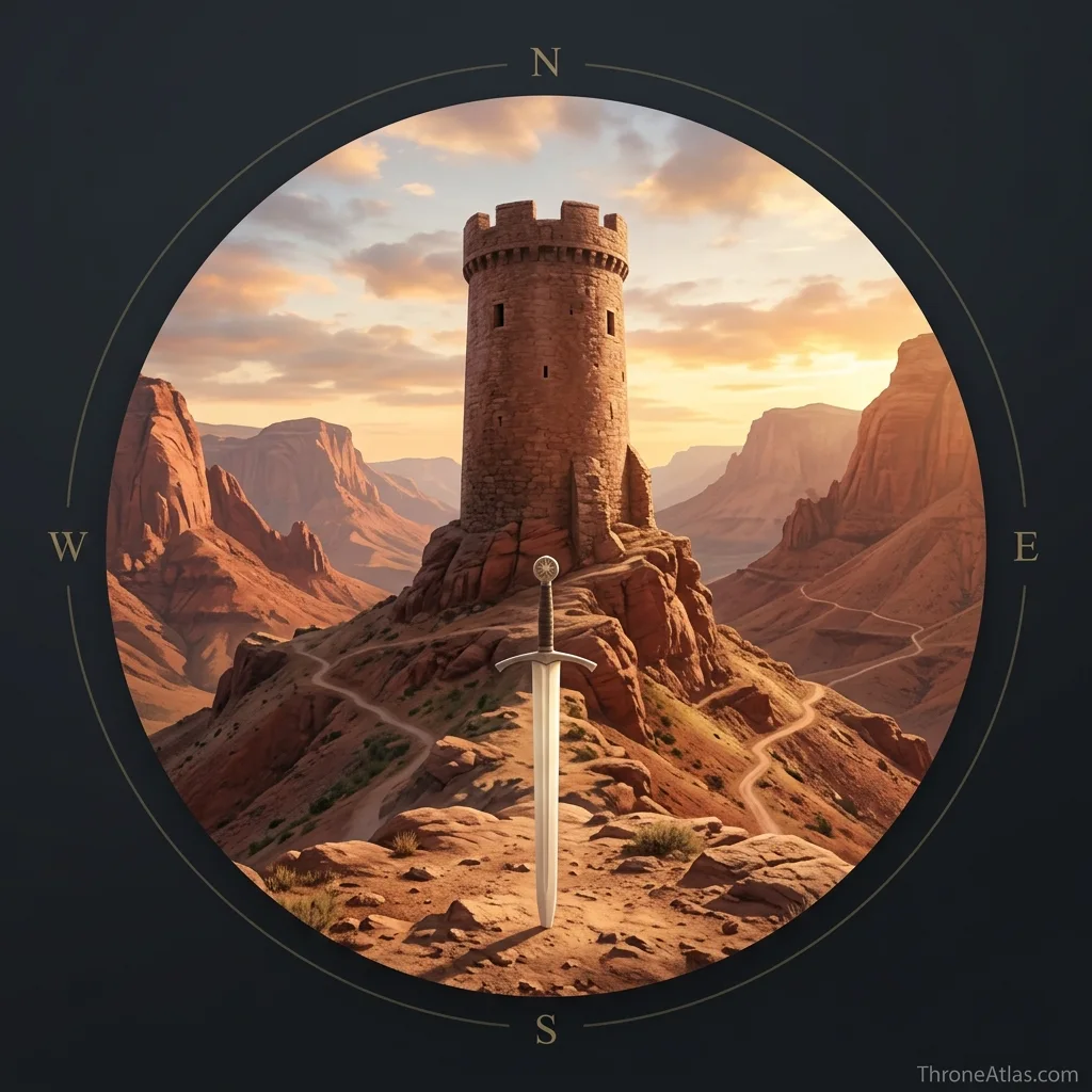Compass rose for Tower of Joy map guide