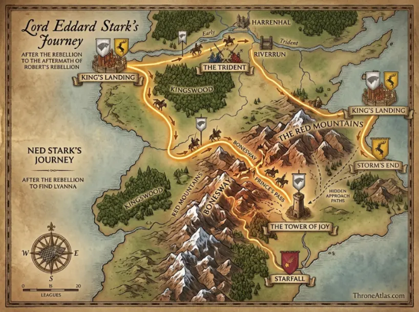 Tower of Joy map map orientation visual guide