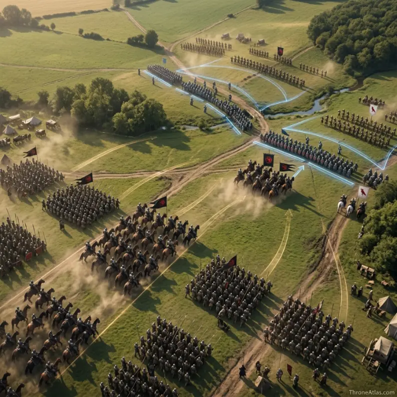 Battle of Redgrass Field map battlefield orientation