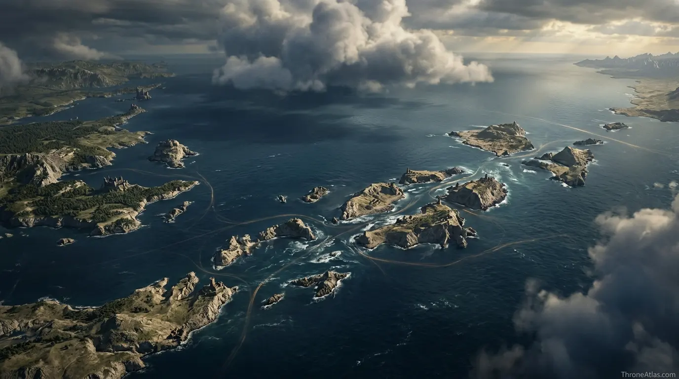Battle of the Stepstones map battlefield map overview