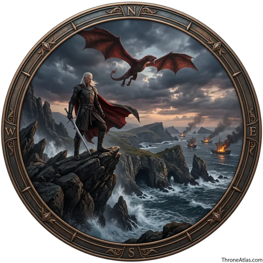 ThroneAtlas compass rose for Battle of the Stepstones map