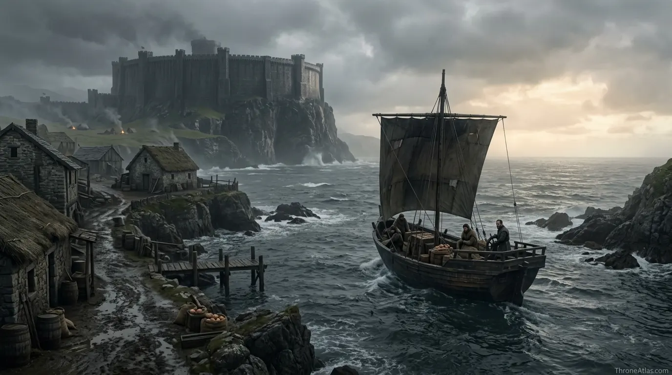 Davos Seaworth journey map wide atlas route across Westeros and Essos