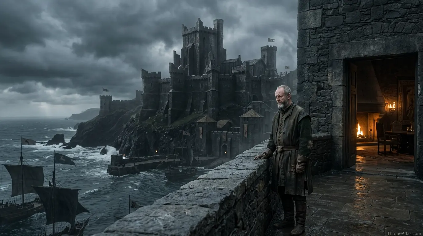 Davos Seaworth journey map Crownlands and capital connection