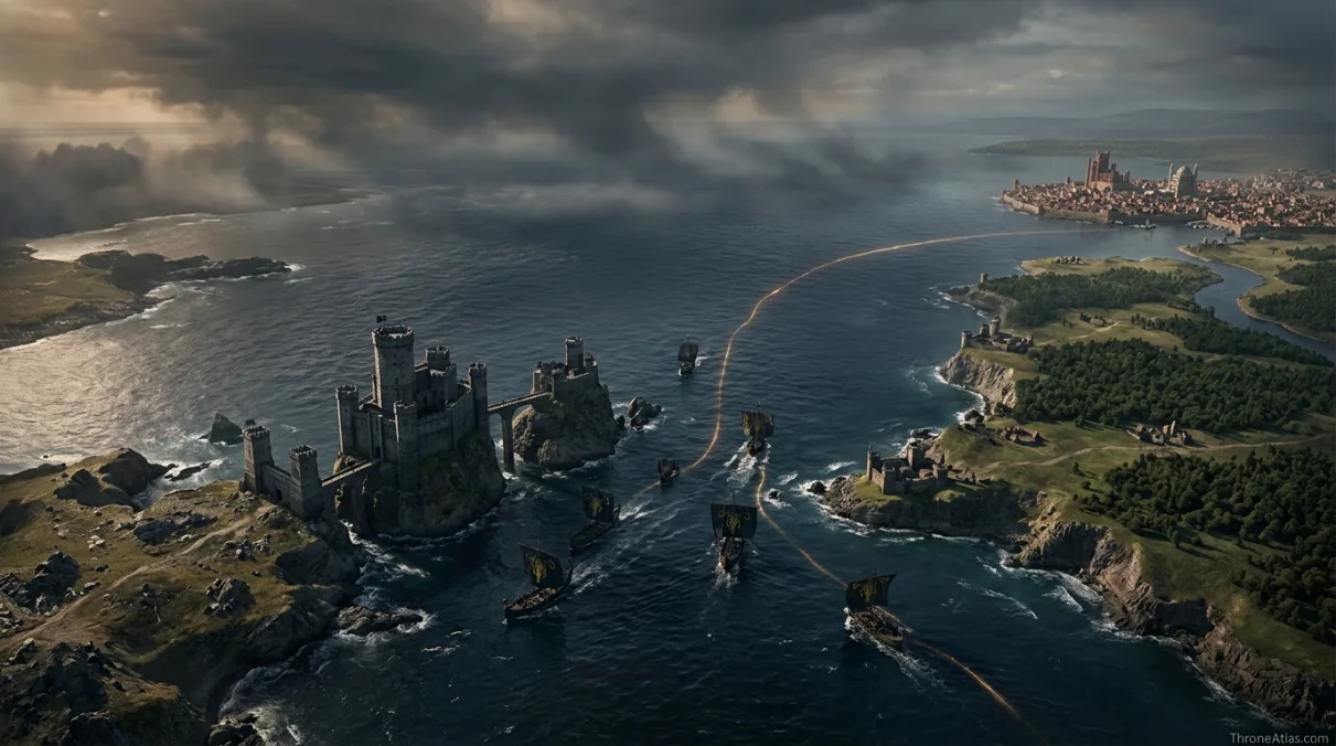 Euron Greyjoy route map route map overview