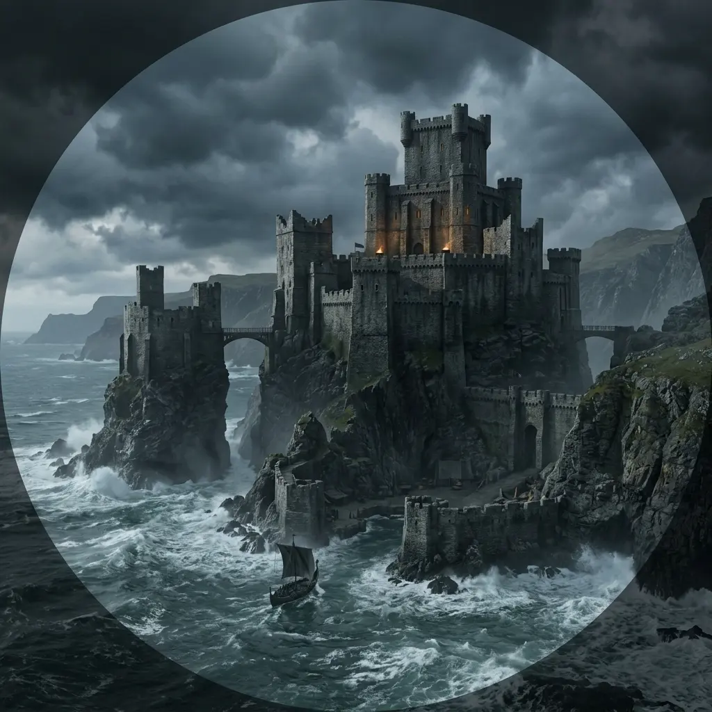 ThroneAtlas compass rose for Euron Greyjoy route map
