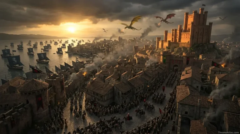 Fall of King&rsquo;s Landing During the Dance Map