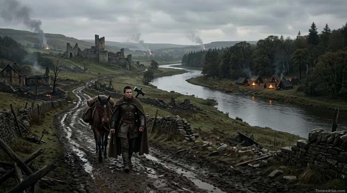Gendry journey map Crownlands and capital connection