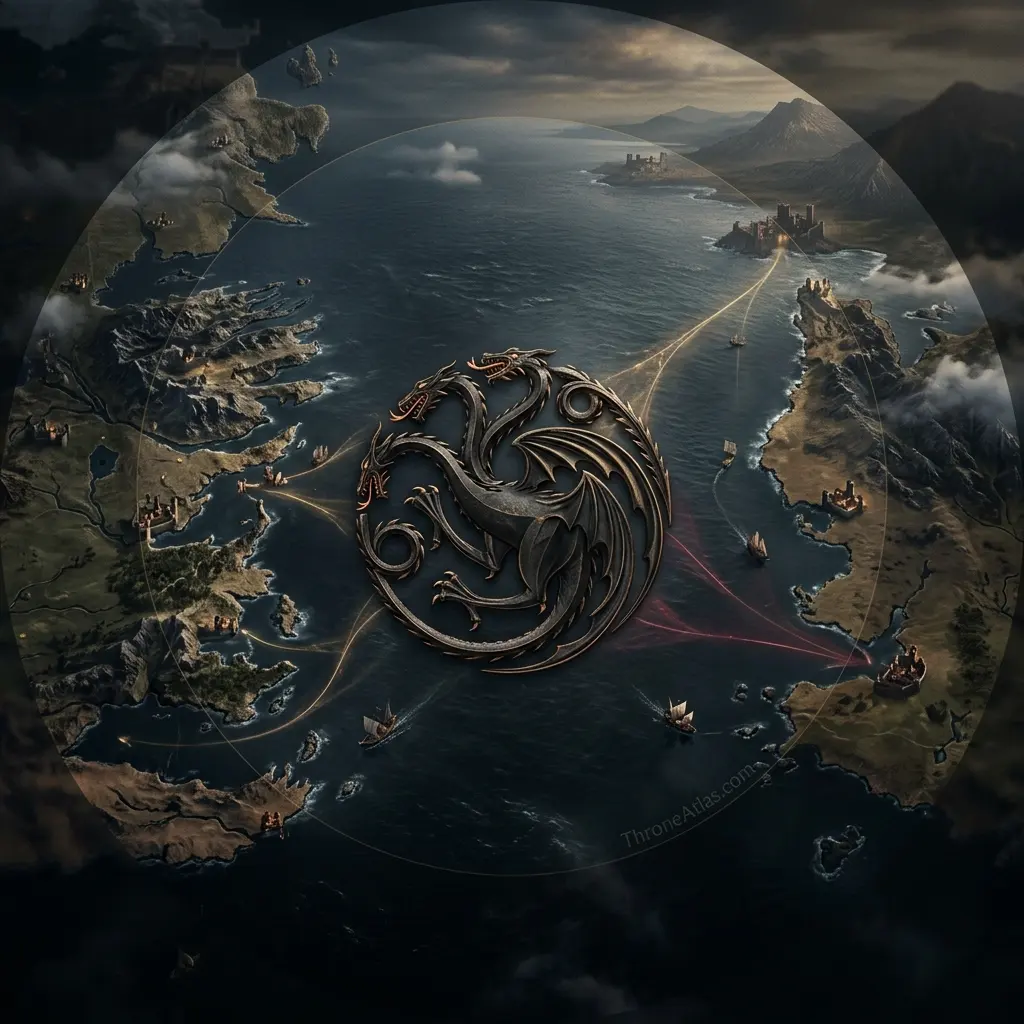 ThroneAtlas compass rose for House Blackfyre map