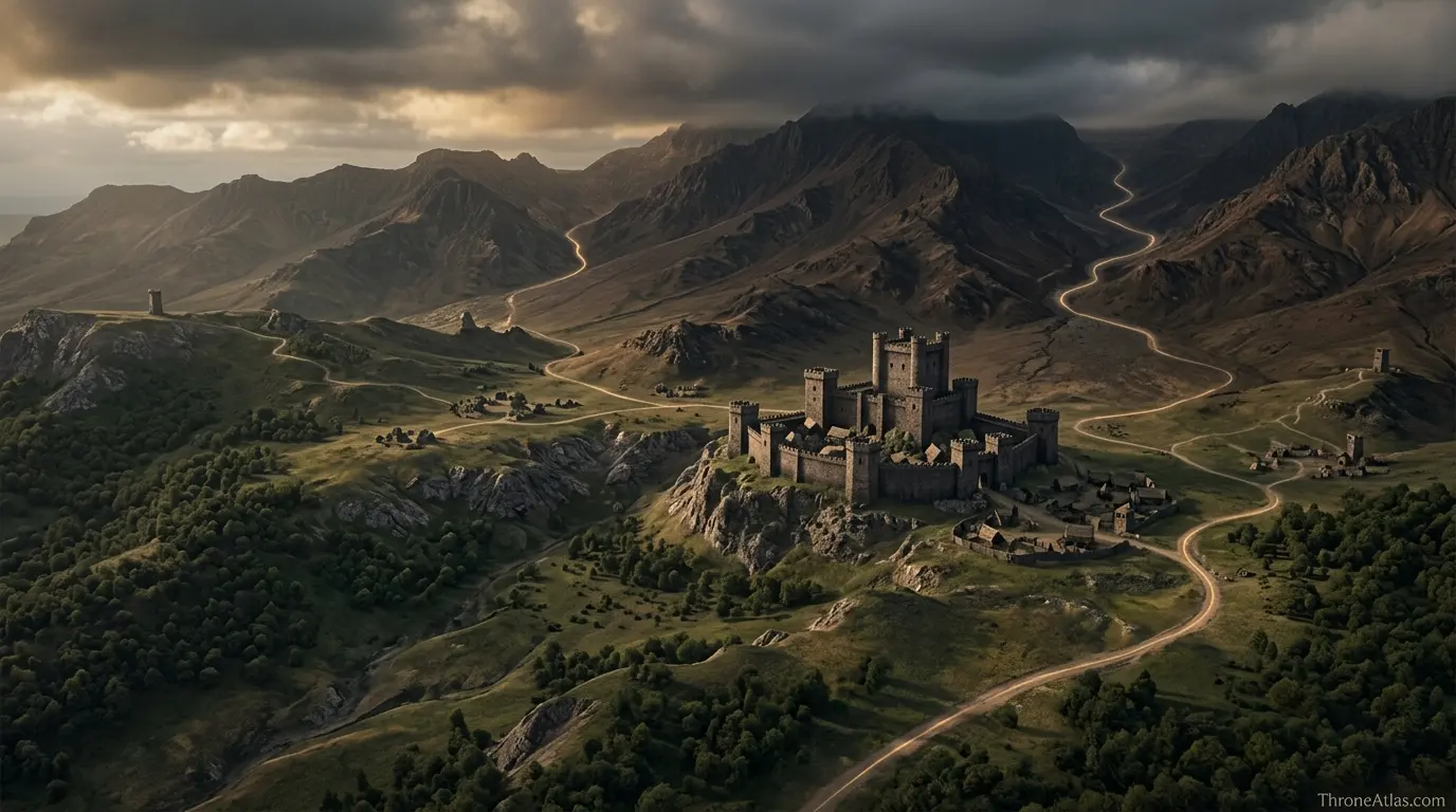 House Dondarrion map hero map view across Westeros and Essos