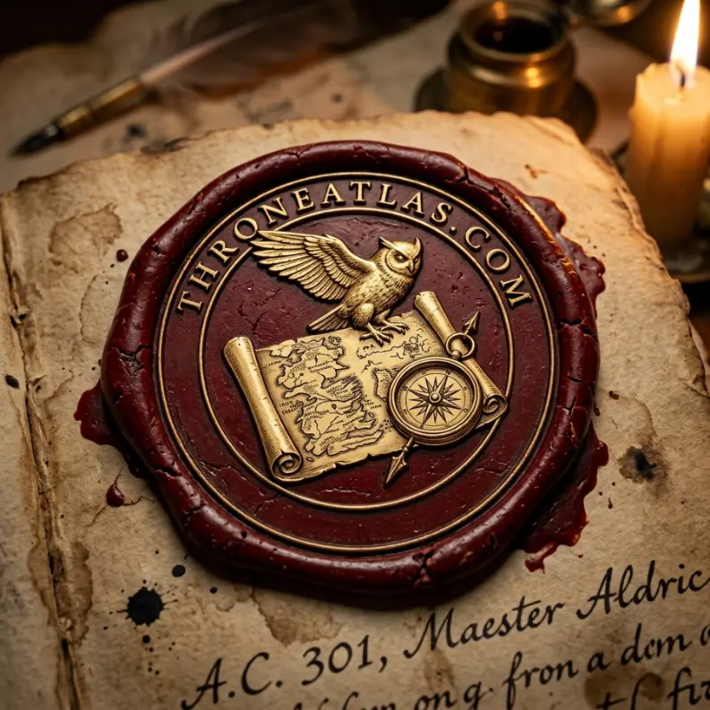 Compass rose for reading the House Florent map