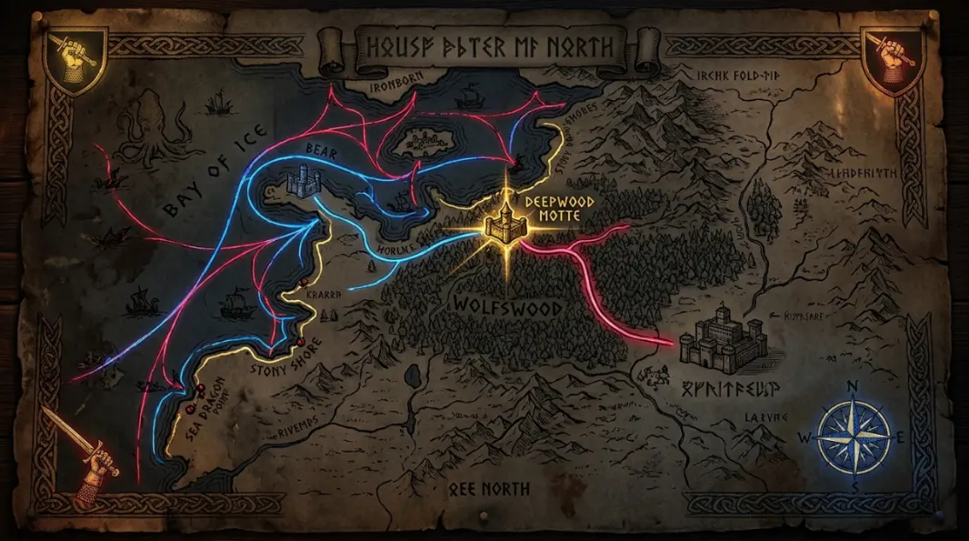 House Glover map showing the political geography around Deepwood Motte