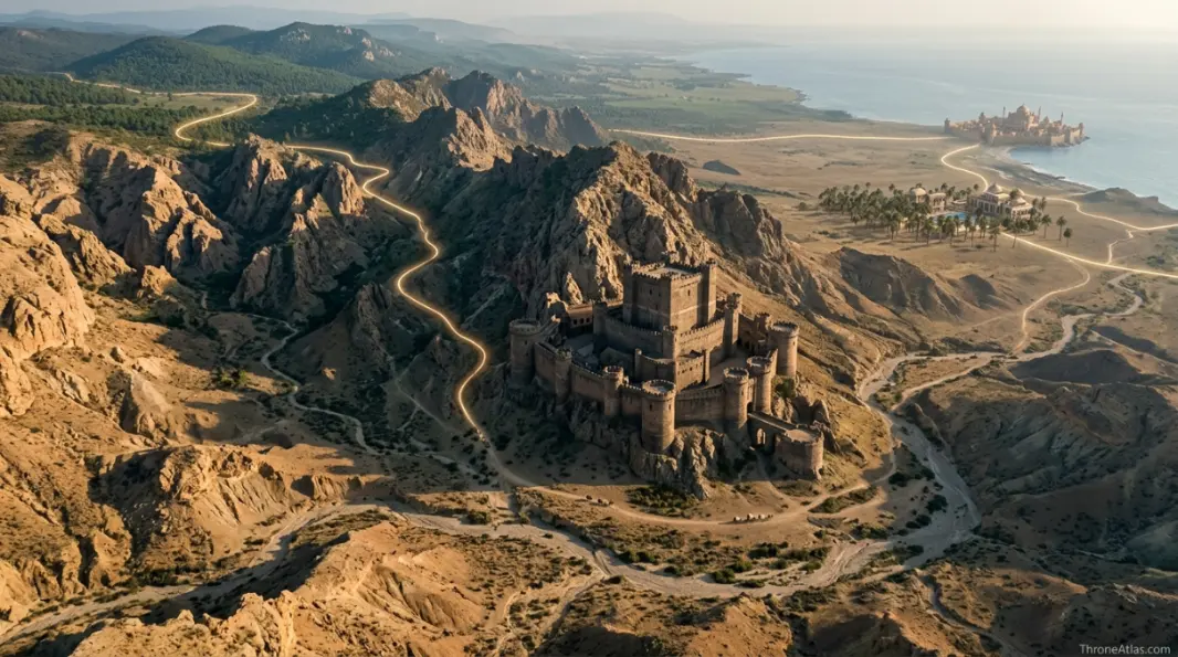 House Yronwood map hero map view across Westeros and Essos