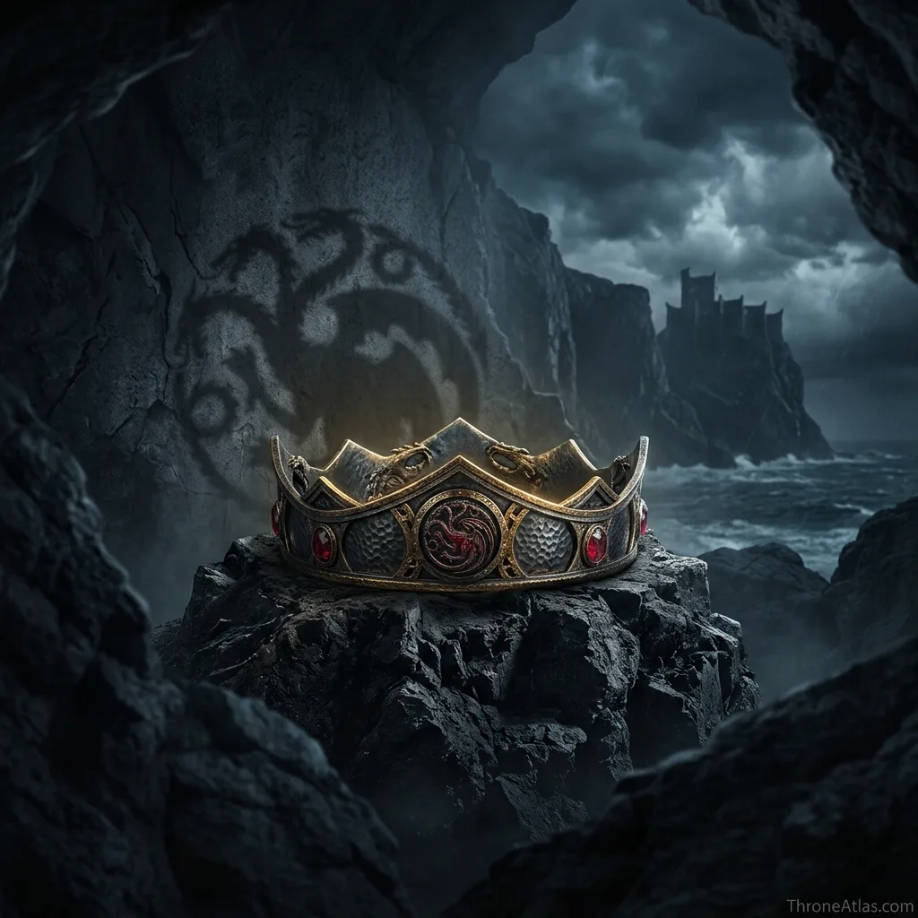 House of the Dragon Season 1 Map compass rose orientation