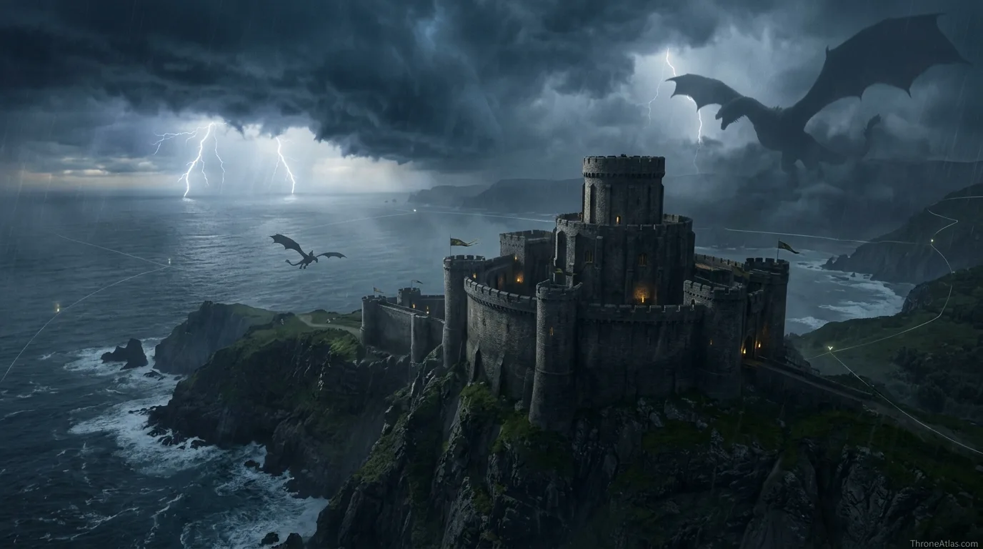 House of the Dragon Season 1 Map route sequence and travel logic