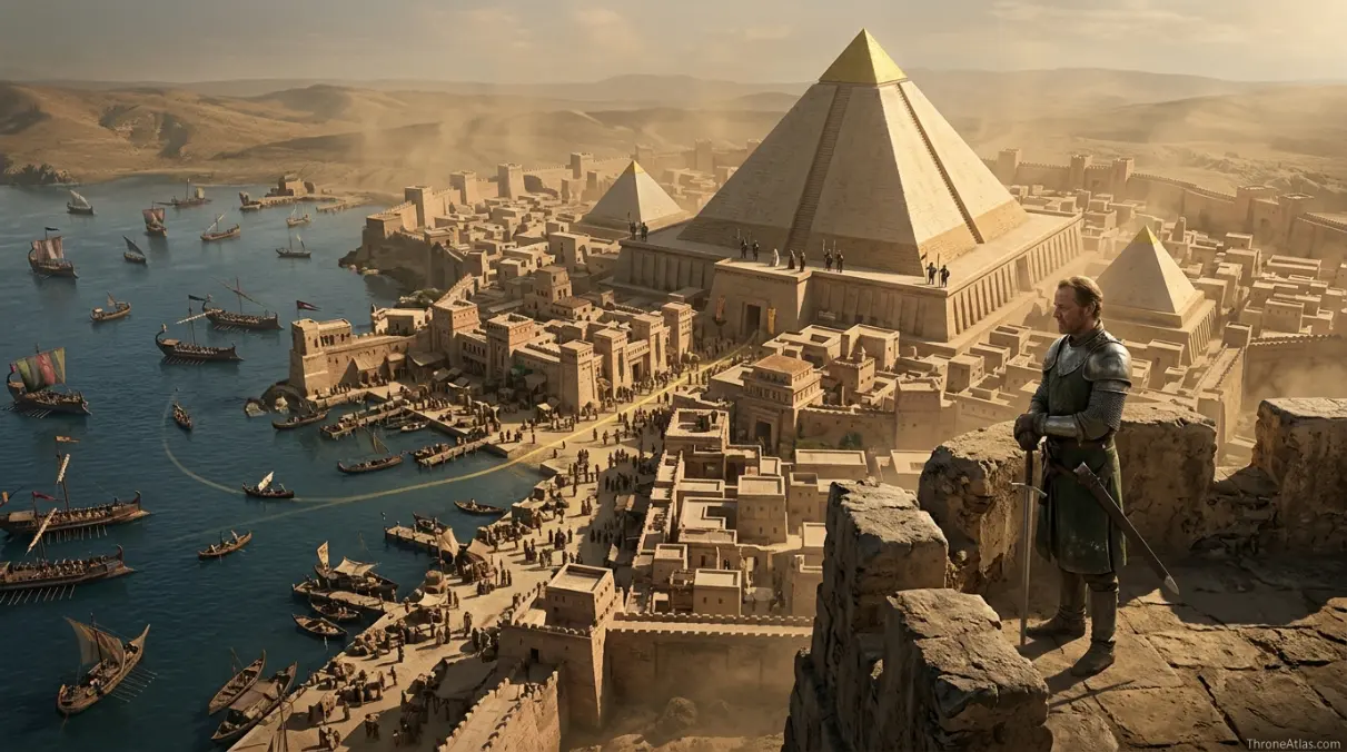 Jorah Mormont journey map northern route and winter power connection