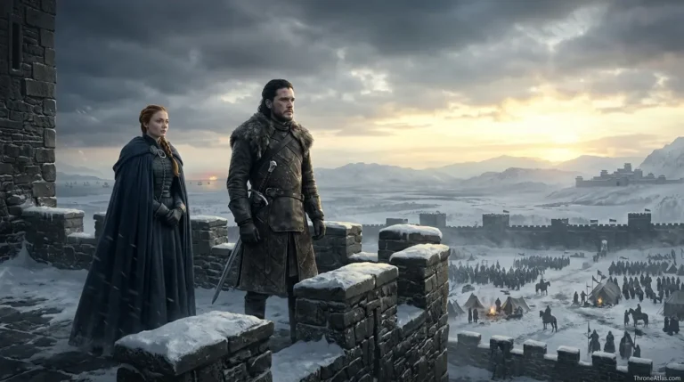 Map of Game of Thrones Season 6