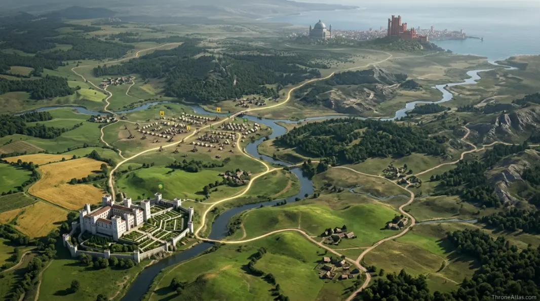Margaery Tyrell power map route map overview