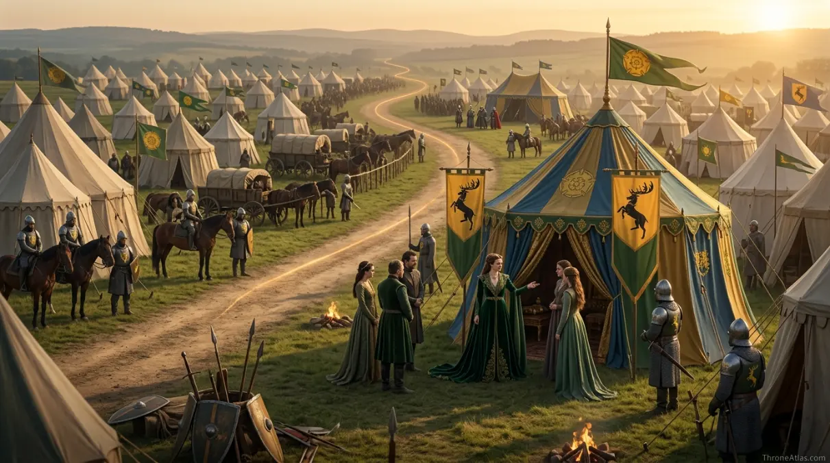 Margaery Tyrell power map wide atlas route across Westeros and Essos