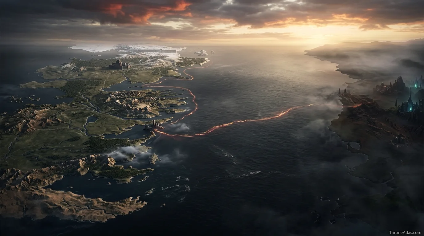 Melisandre journey map route map overview