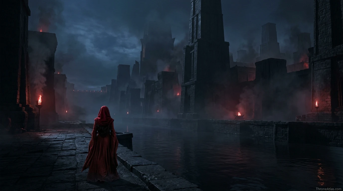Melisandre journey map wide atlas route across Westeros and Essos