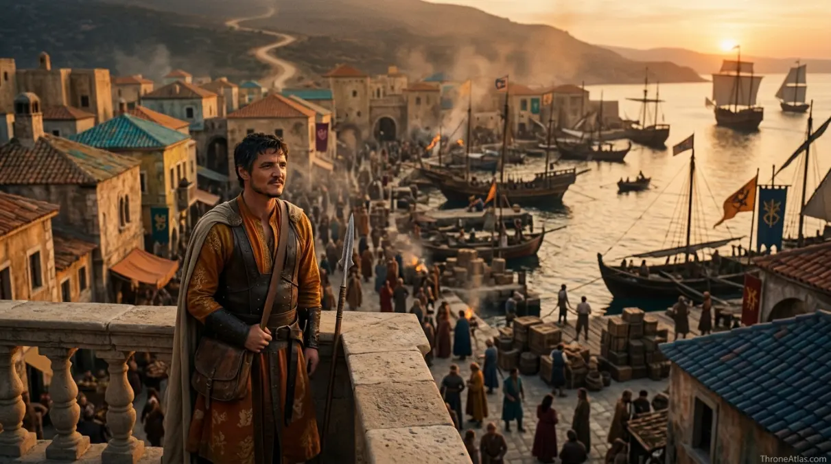 Oberyn Martell journey map wide atlas route across Westeros and Essos
