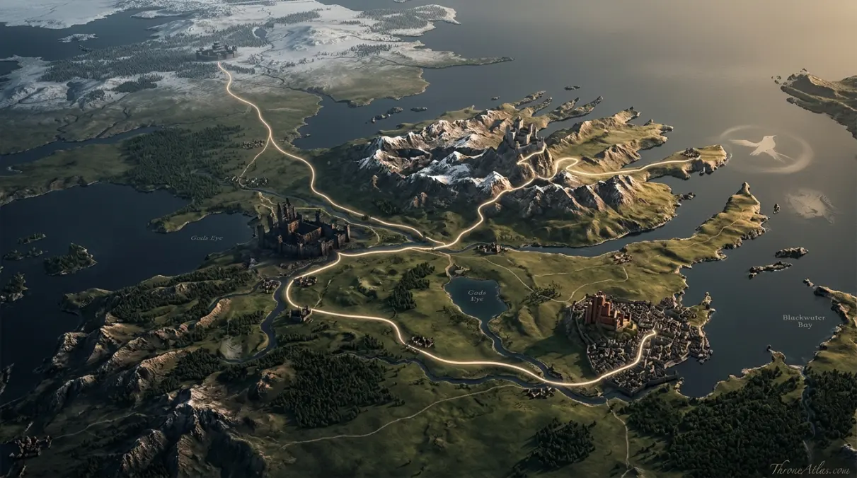 Petyr Baelish power map route map overview