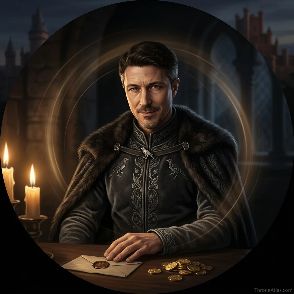 ThroneAtlas compass rose for Petyr Baelish power map