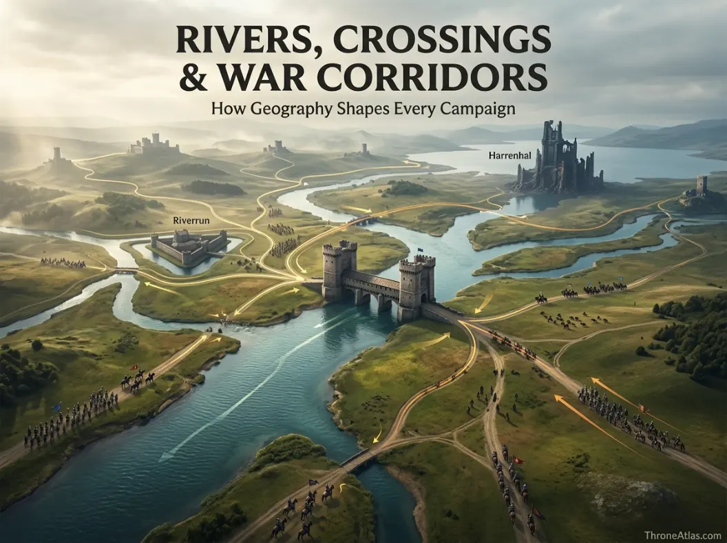 The Trident river system linking Riverrun, Harrenhal, the Twins and central Westeros