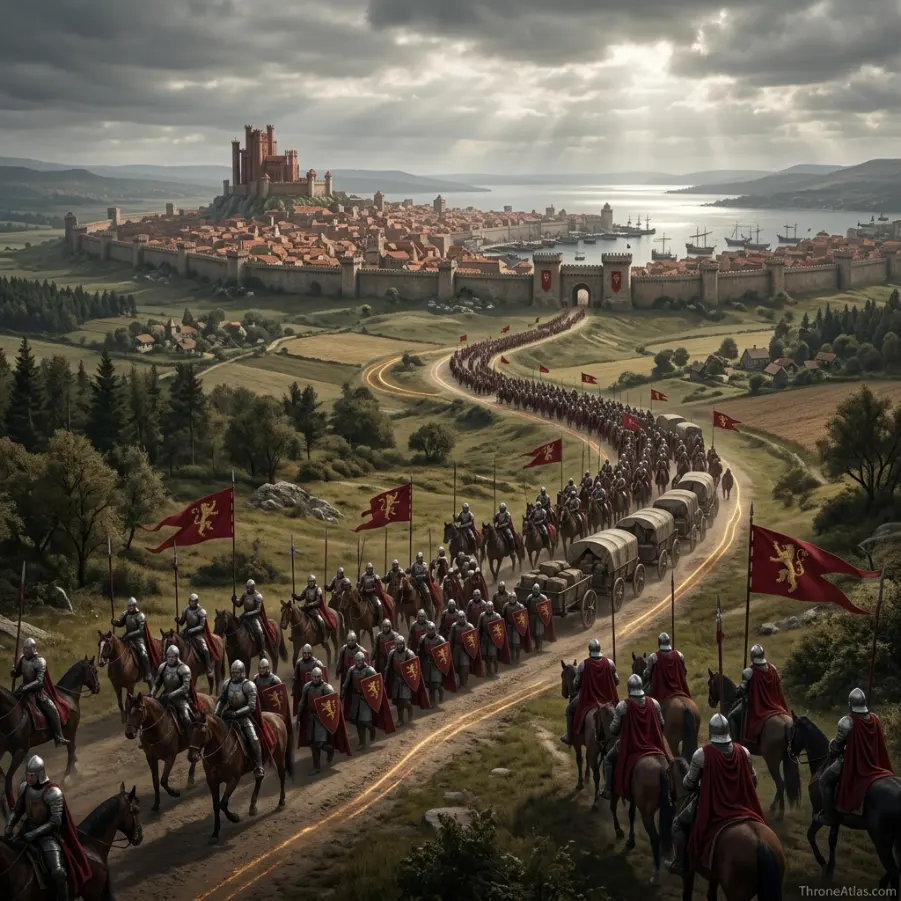 Sack of King&rsquo;s Landing map battlefield orientation