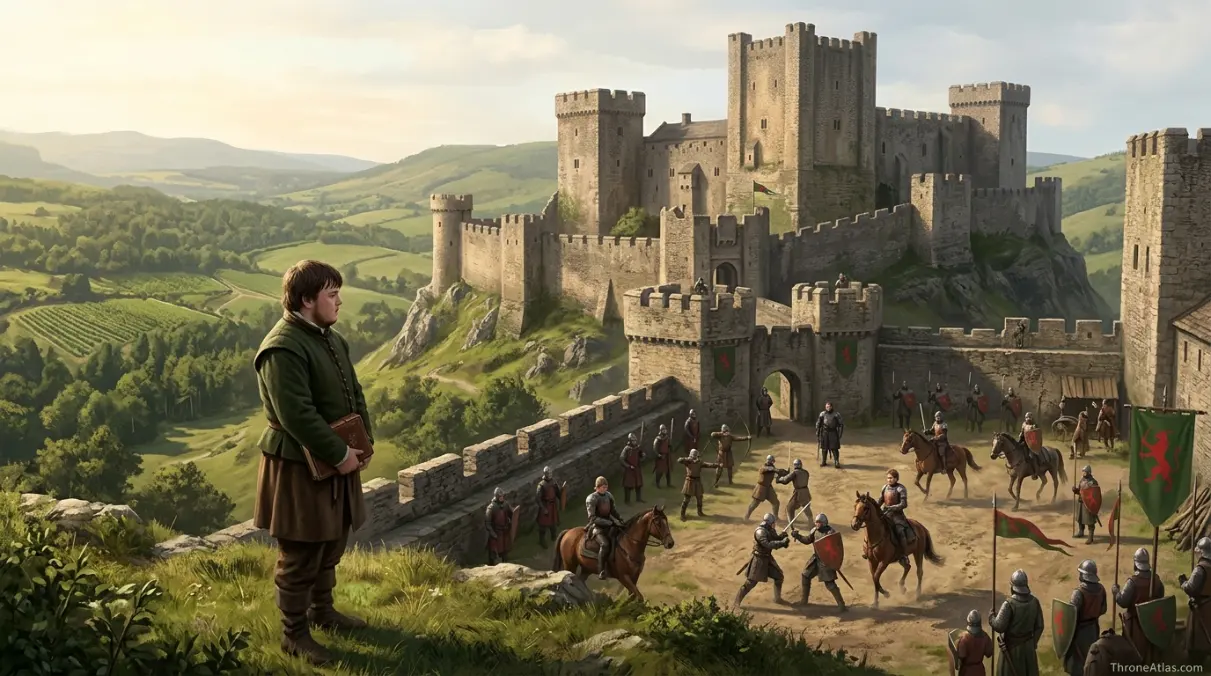 Samwell Tarly journey map wide atlas route across Westeros and Essos