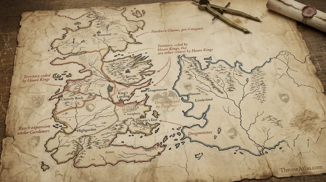 Seven Kingdoms Map route sequence and travel logic