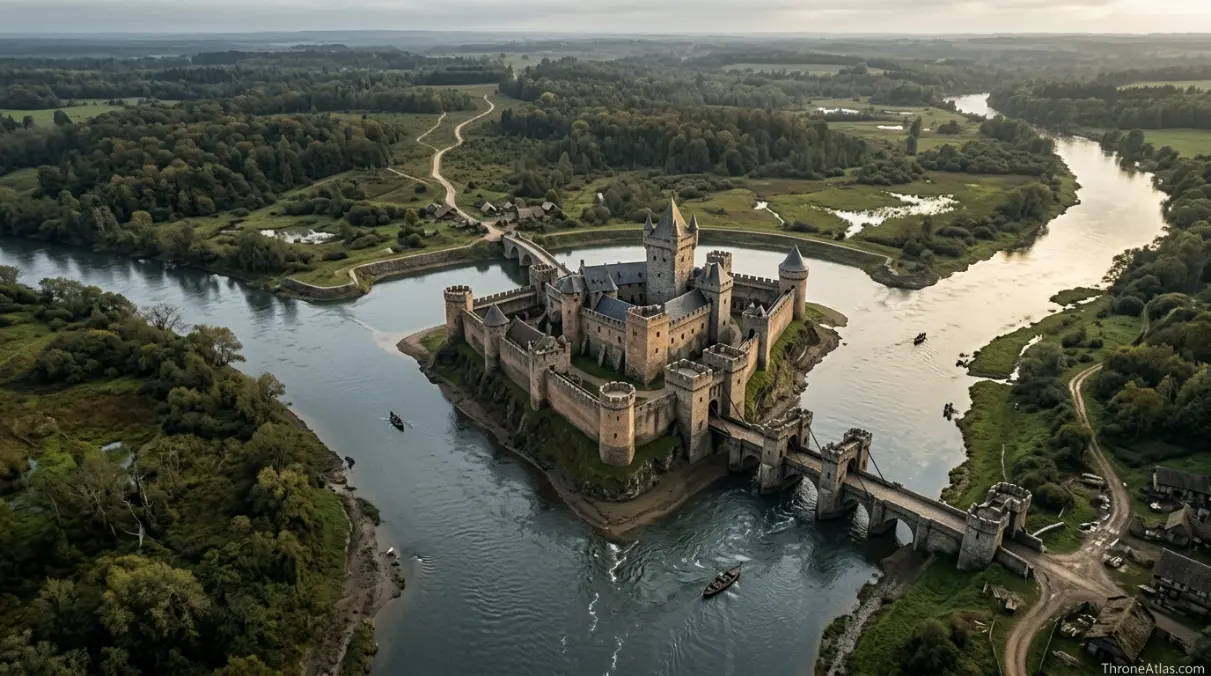 Siege of Riverrun map hero map view across Westeros and Essos