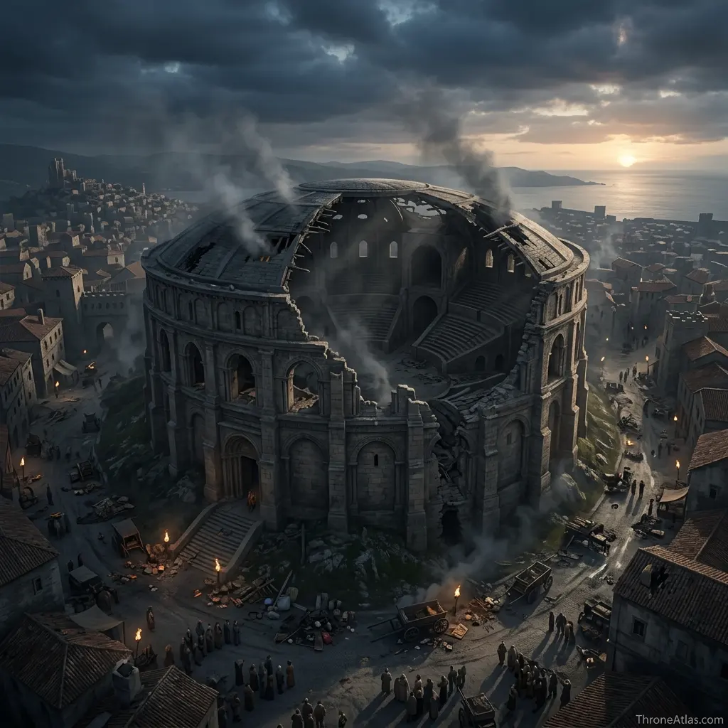 Storming of the Dragonpit map aftermath geography