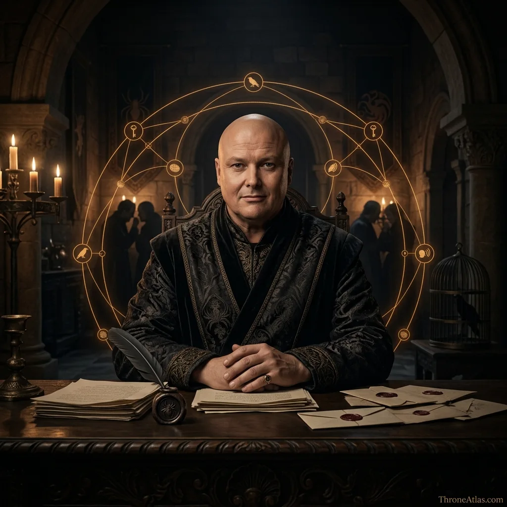 ThroneAtlas compass rose for Varys network map