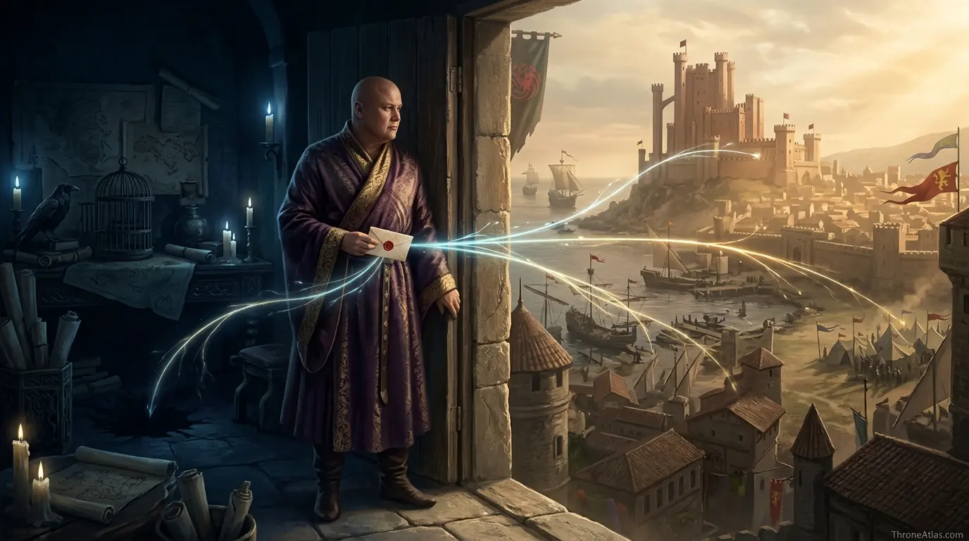 Varys network map ThroneAtlas route seal and related map network