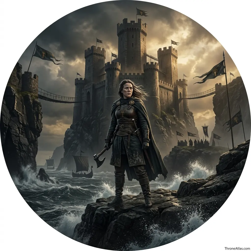 ThroneAtlas compass rose for Yara Greyjoy journey map