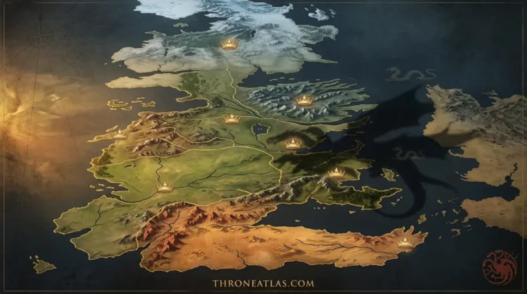 Westeros before Aegon&rsquo;s Conquest map