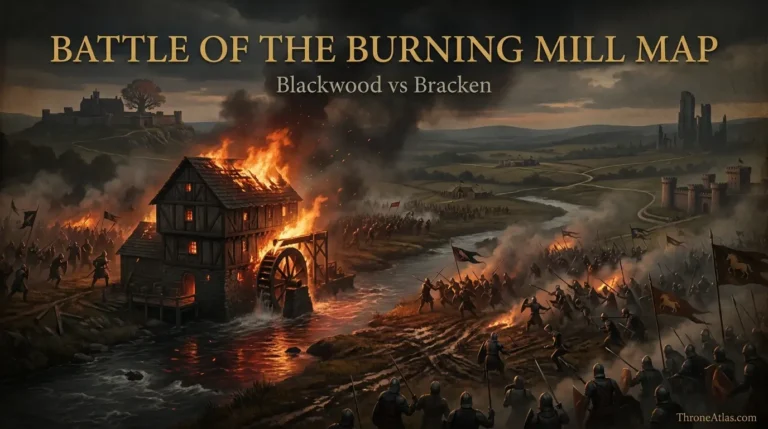 Battle of the Burning Mill Map