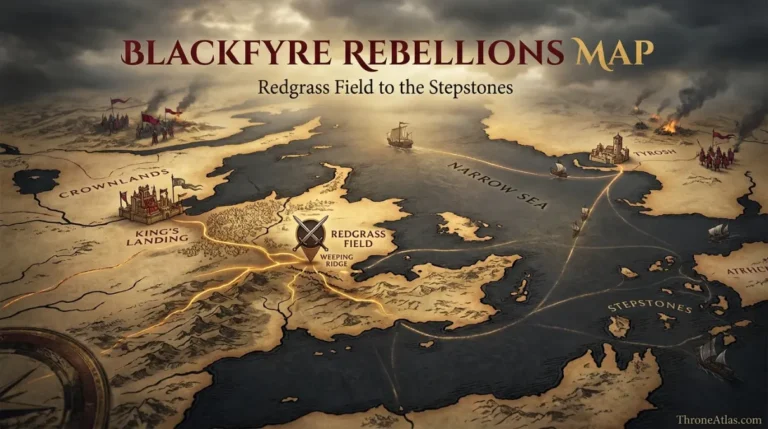 Blackfyre Rebellions Map