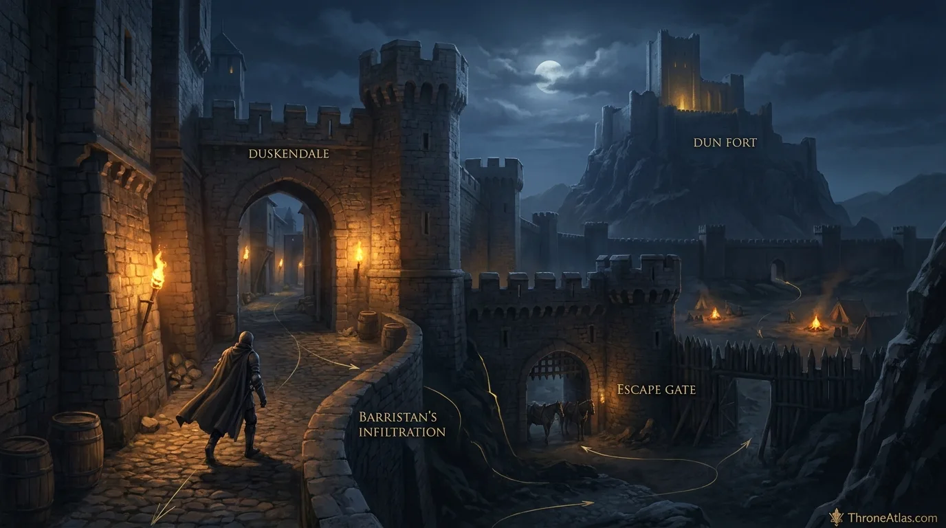 defiance of duskendale map locations, landmarks and geographic context