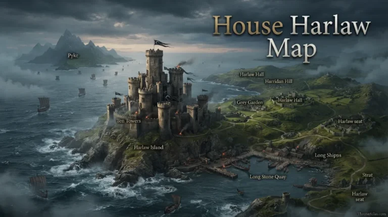 House Harlaw Map