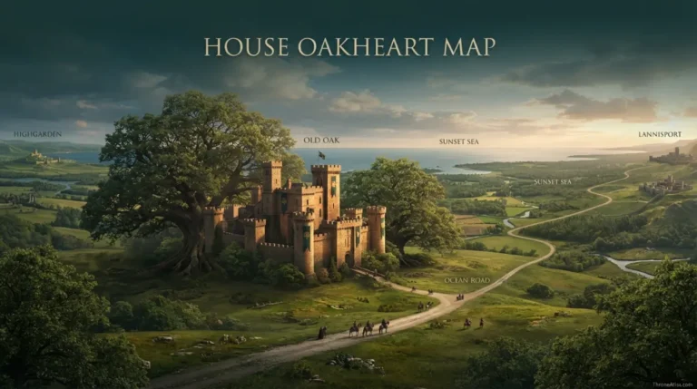 House Oakheart Map