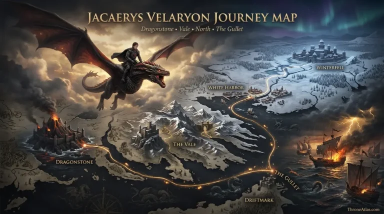 Jacaerys Velaryon Journey Map