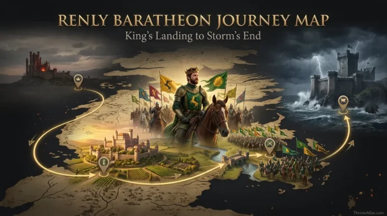 Renly Baratheon Journey Map