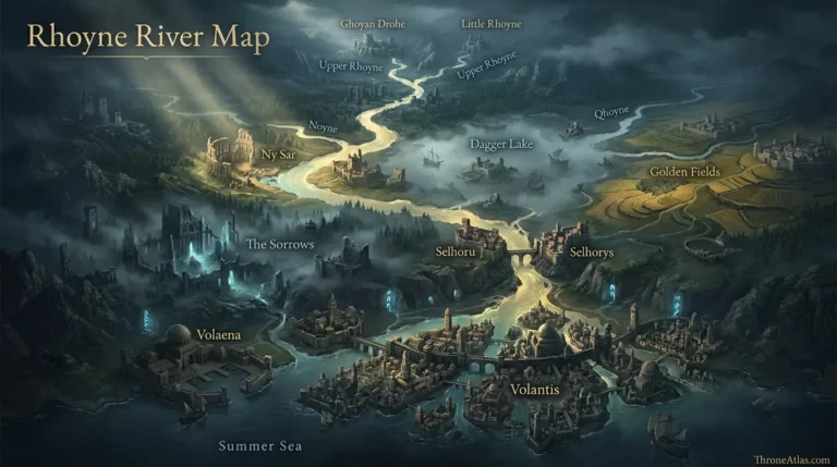 Rhoyne River Map